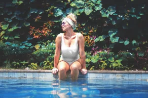 Stretch Mark Reduction Swim Suit Season