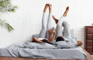 couple having successful intimacy after the o-shot