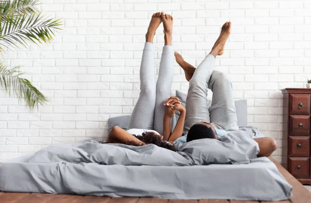 couple having successful intimacy after the o-shot